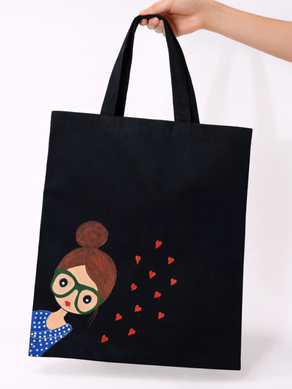 The Heartfelt Glance Artistic Tote Bag
