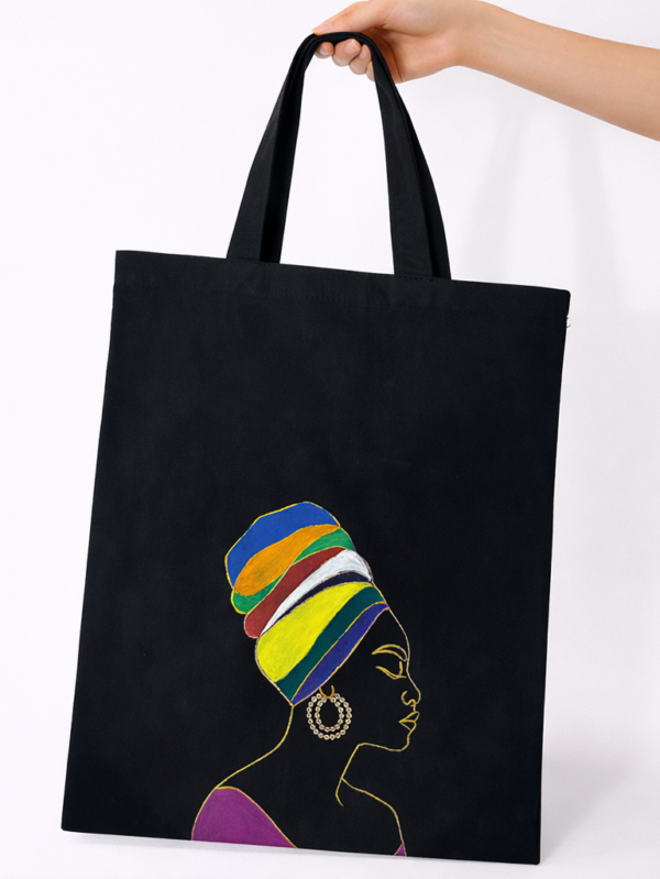 The Radiant Crown Artistic Tote Bag