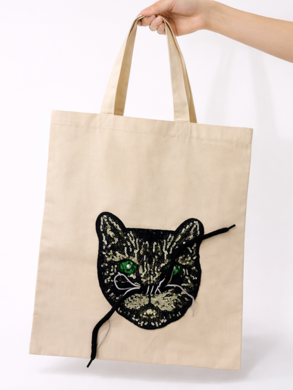 The Gilded Feline Artistic Tote Bag
