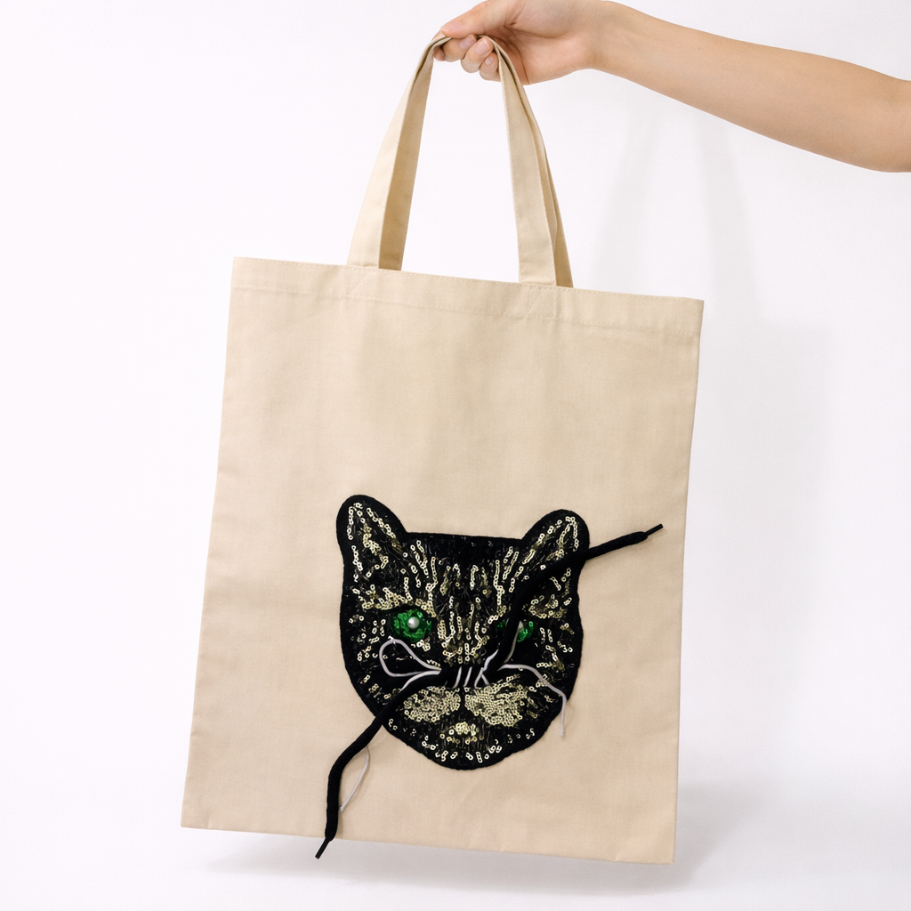 The Gilded Feline Artistic Tote Bag