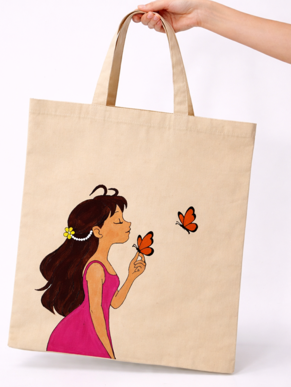 The Butterfly Whisper Artistic Tote Bag