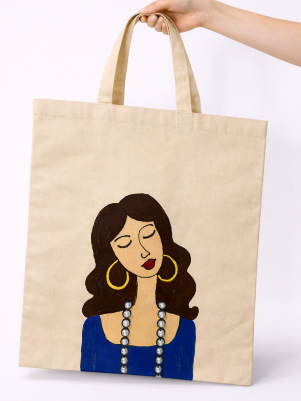 The Pearl Serenity Artistic Tote Bag