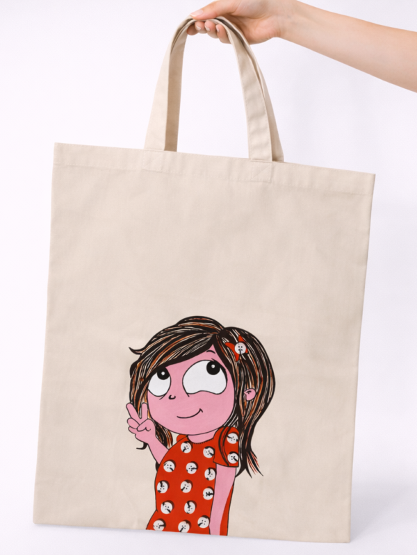 The Peace & Polka Muse Artistic Tote Bag
