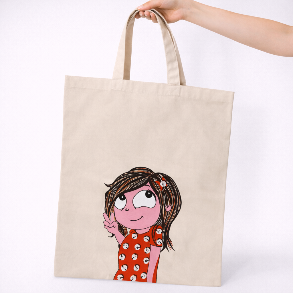 The Peace & Polka Muse Artistic Tote Bag
