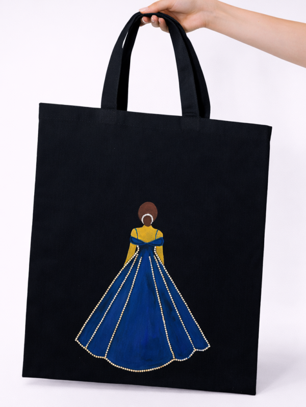 The Radiant Crown Artistic Tote Bag