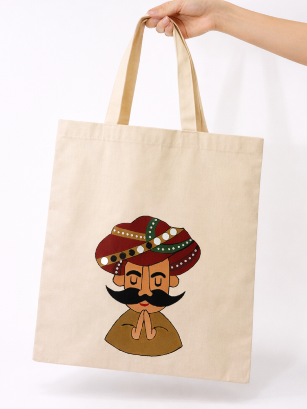 The Namaste Saa Artistic Tote Bag