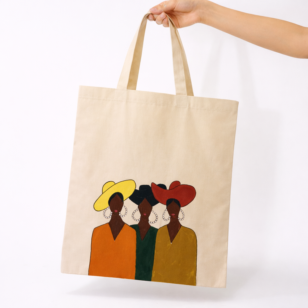The Vogue Trio Artistic Tote Bag